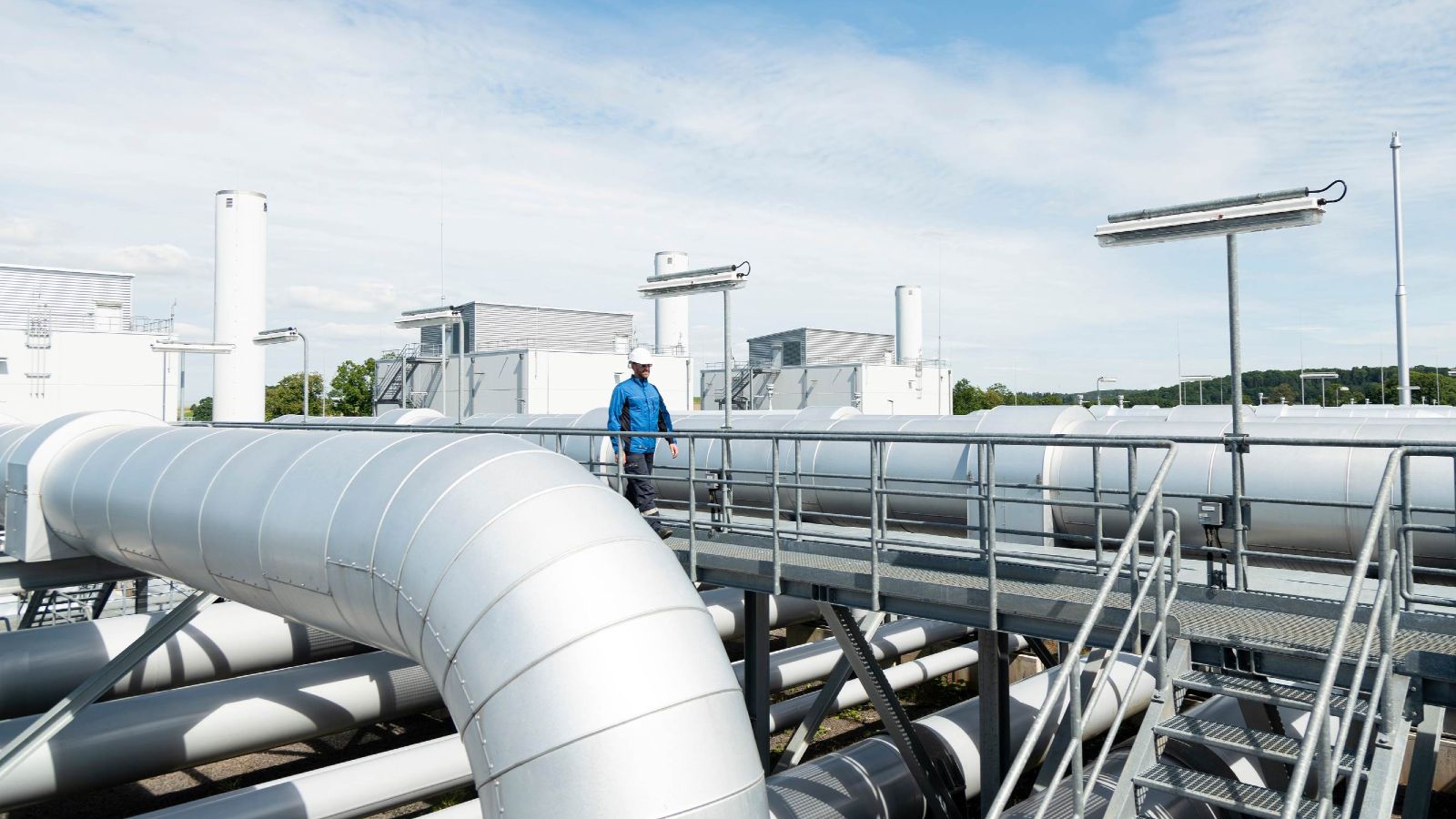 Pipelines am OGE-Standort Herbstein
