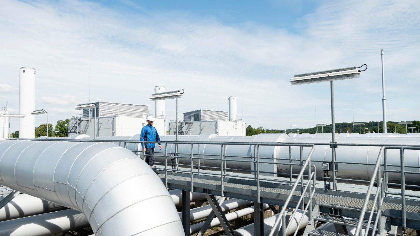 Pipelines am OGE-Standort Herbstein